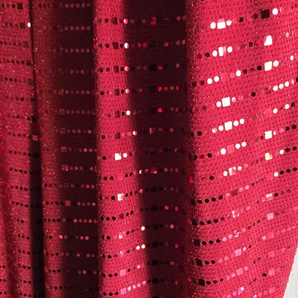 Red Sequin Strapless Jumpsuit NWOT🔥🔥 - Picture 8 of 11